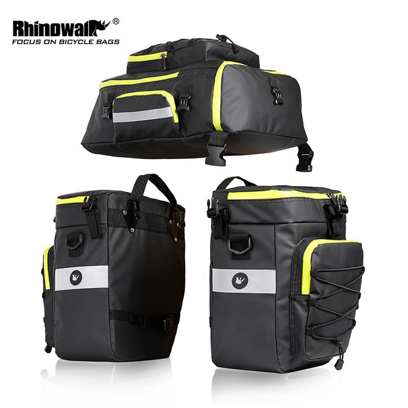 Rhinowalk/犀牛·漫步旅行车三合一车后货架包大容量65L高能感运动