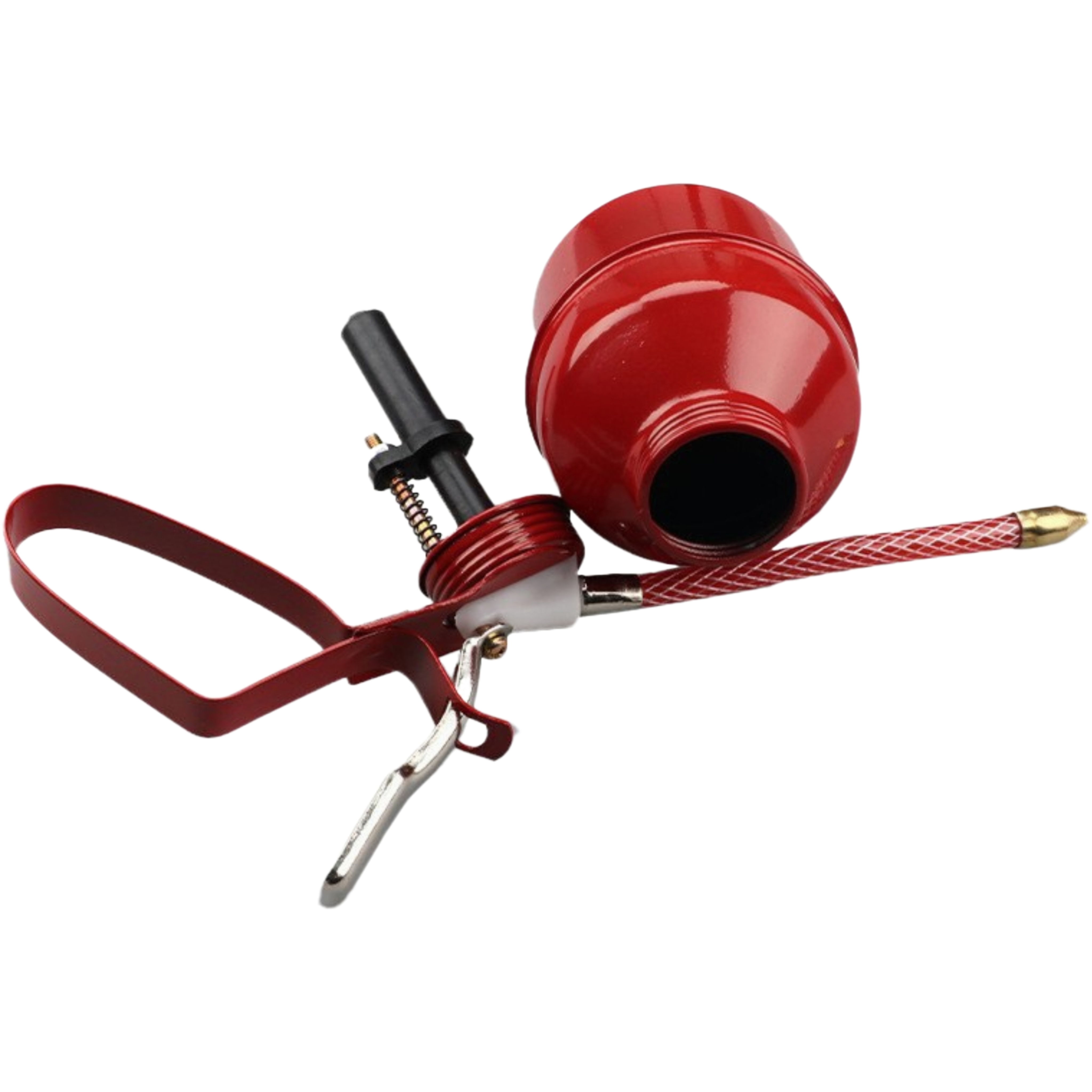 手动机油壶/美式300CC 软管铁质油壶润滑油/手动压力机油枪