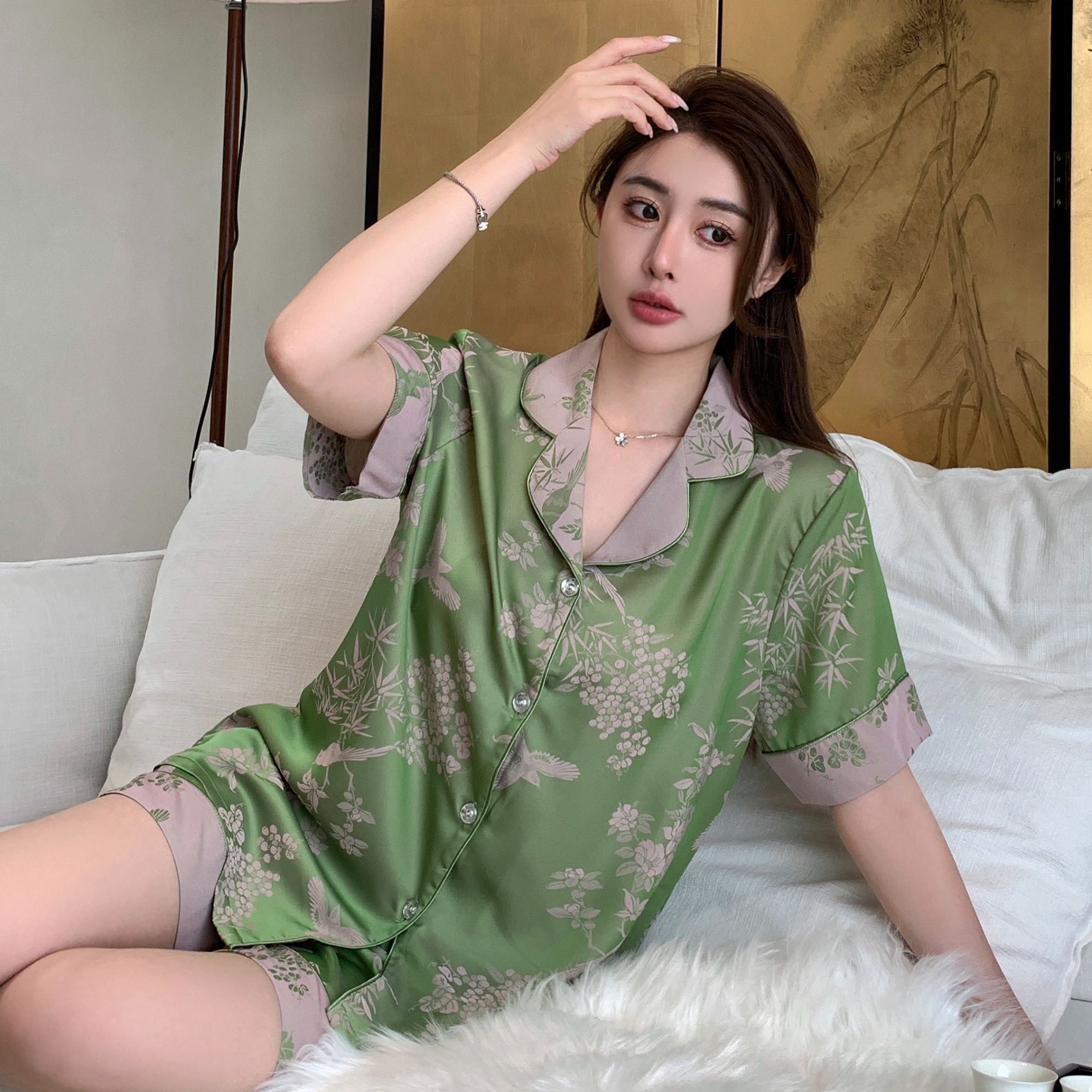 【绿野仙踪三件套】夏季薄款短袖三件套小众潮牌设计可外穿时尚女