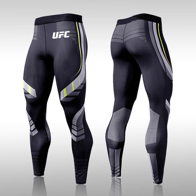 迷彩健身弹力速干运动紧身裤跑步运动篮球锻炼压缩训练透气长裤