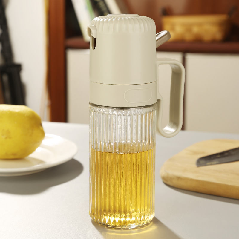 明尚德CF003一哥过滤按压喷油壶便携式按压式家用250ml大容量油壶