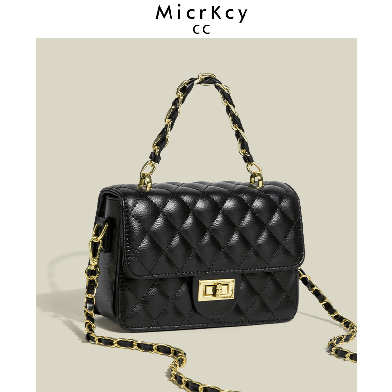 时尚百搭秋冬爆款包包女2025新款小香风菱格链条包单肩斜挎手提包