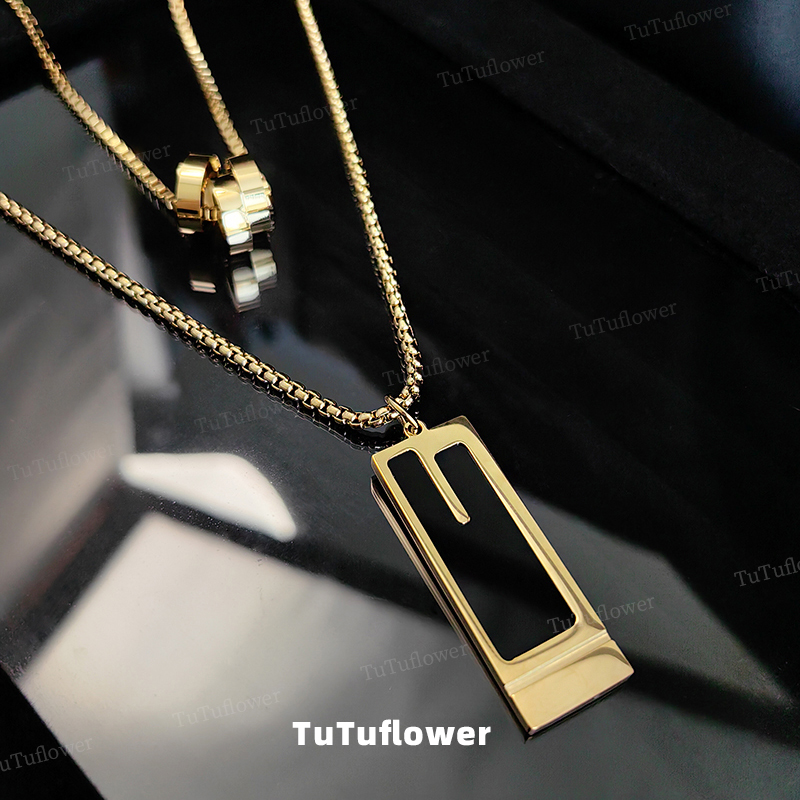 钛钢项链  【才貌双全】双层叠戴钛钢毛衣链 时尚简约百搭轻奢小众