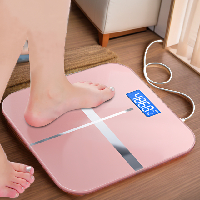 家庭电子称精度充电款体重秤电子秤耐用人体秤小型家用称重宿舍