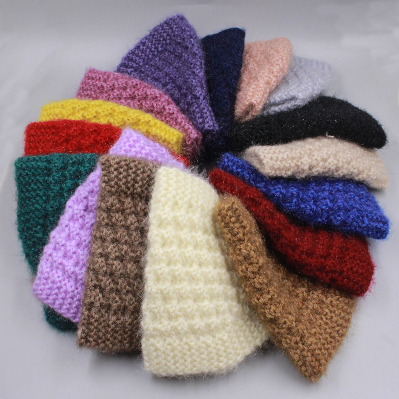 两用手工针织发箍可爱时尚秋冬编织束发弹力成人百搭发带新款经典