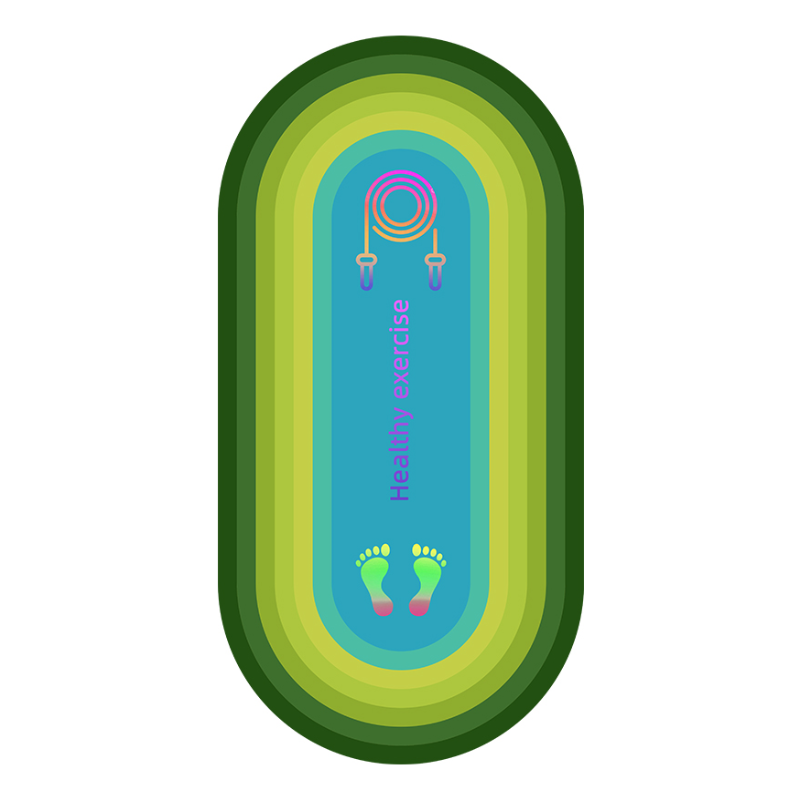 新升级硅胶防滑跳绳跳操瑜伽健腹轮壶铃居家运动专用隔音减震垫子