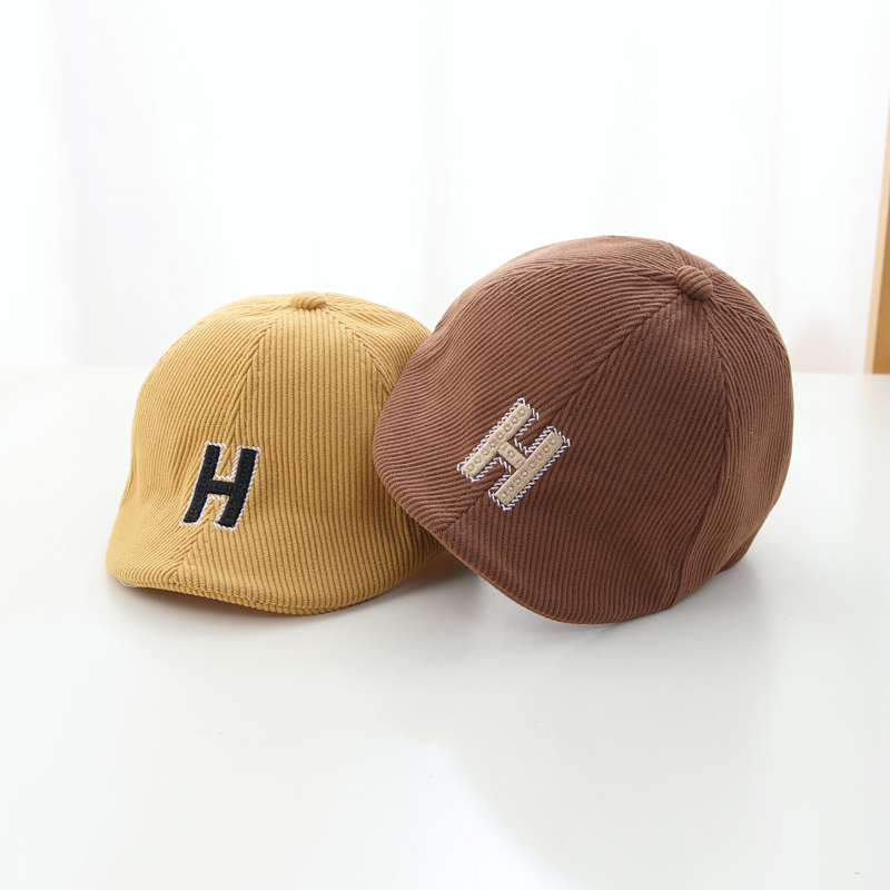 儿童帽子秋冬季男孩贝雷帽痞帅炸街男童前进帽韩版户外宝宝鸭舌帽