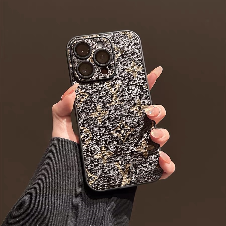 欧美老花高级感适用苹果15ProMax手机壳自带镜头膜14防摔iPhone13