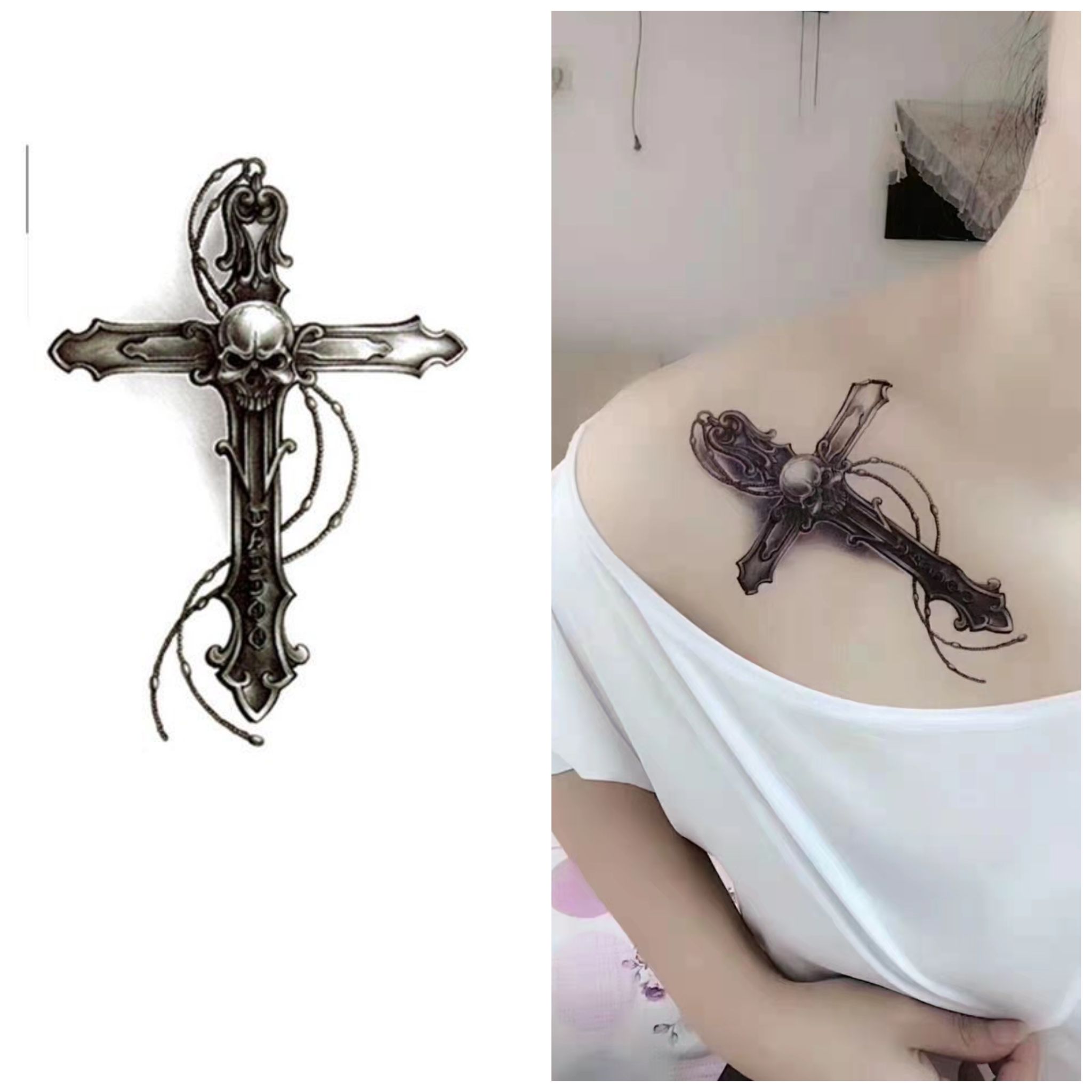 （HB-838）普通款半臂防水贴纸贴画