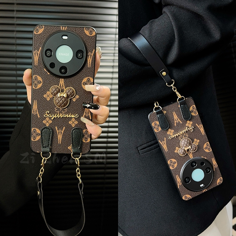 适用华为mate60pro手机壳新款mate80套高级pura70轻奢50女款p40p+