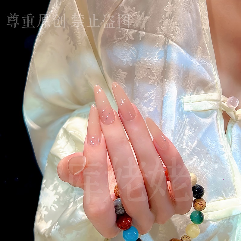 【甘露寺甄嬛】Kull·库姥姥轻奢系列 纯手工长款高级感裸色穿戴甲