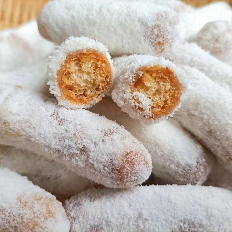 湖北天门特产大雪枣京果子白果传统点心糕点老式酥脆童年零食