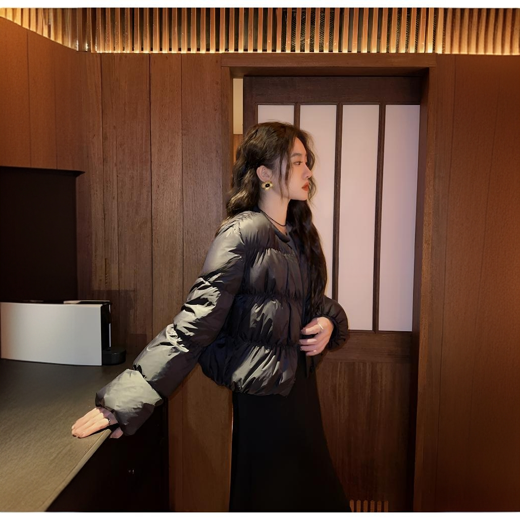 新潮风羽绒棉服女短款2025年冬季新款时尚韩版棉衣爆款洋气外套