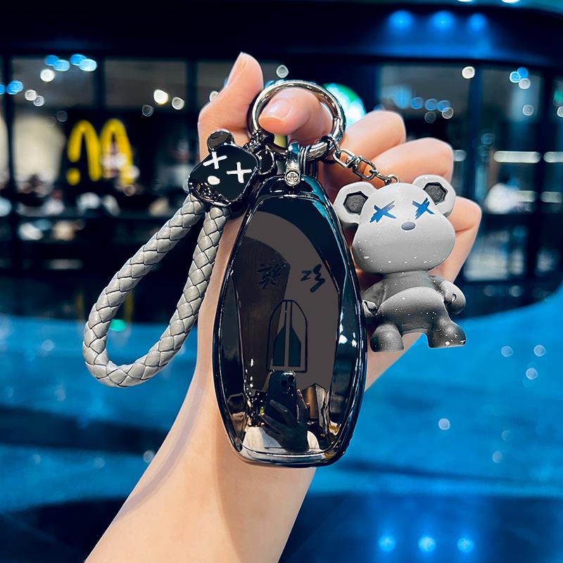 红旗eqm5钥匙套hs5新H5车H9高档2024款HS3专用H6女HS7壳扣24用品