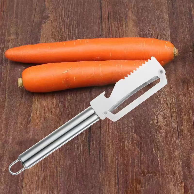 新款不锈钢削皮刀厨房多功能刮皮专用家用加厚莴笋南瓜土豆