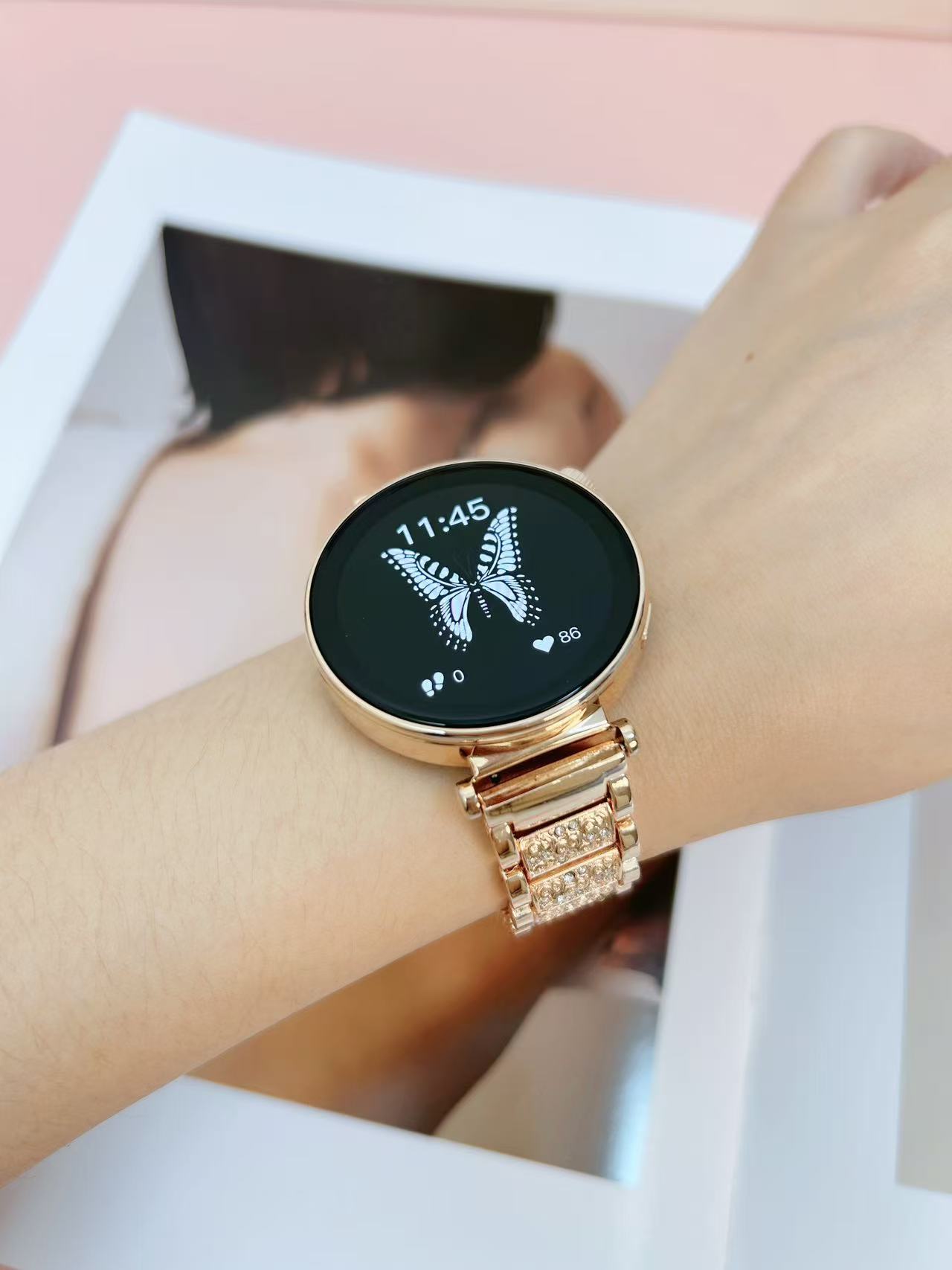 （微聊新款 ）新款顶配智能手表 AM0lED屏幕蓝牙通话离线语音3D导航