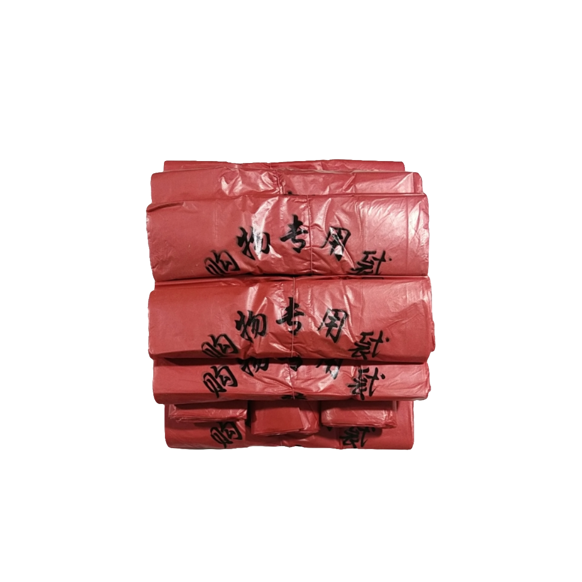 无品牌红色塑料袋加厚手提式大号家用购物袋结实加大方便袋一次性