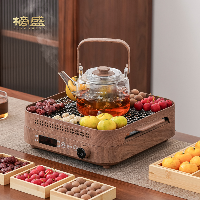 榜盛和悦围炉煮茶器电陶炉家用室内煮茶壶养生壶高端电热烤火炉