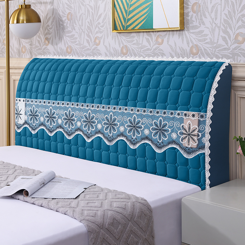 纯棉通用软包床头罩全包床头套盖布2024年新款万能弧形欧式靠背罩