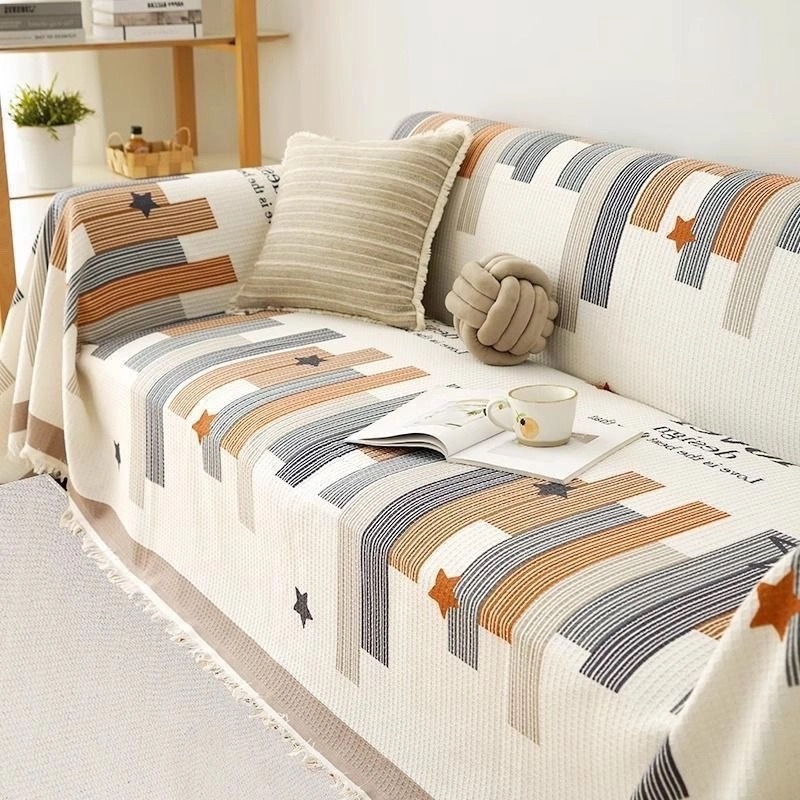 家用客厅沙发垫防尘防猫沙发巾盖布一片式全包防滑轻奢四季款套罩