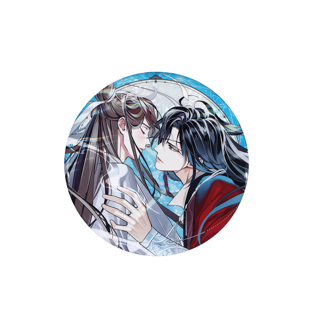 【限时72折】《天官赐福》 芳心乱 150mm马口铁徽章DB