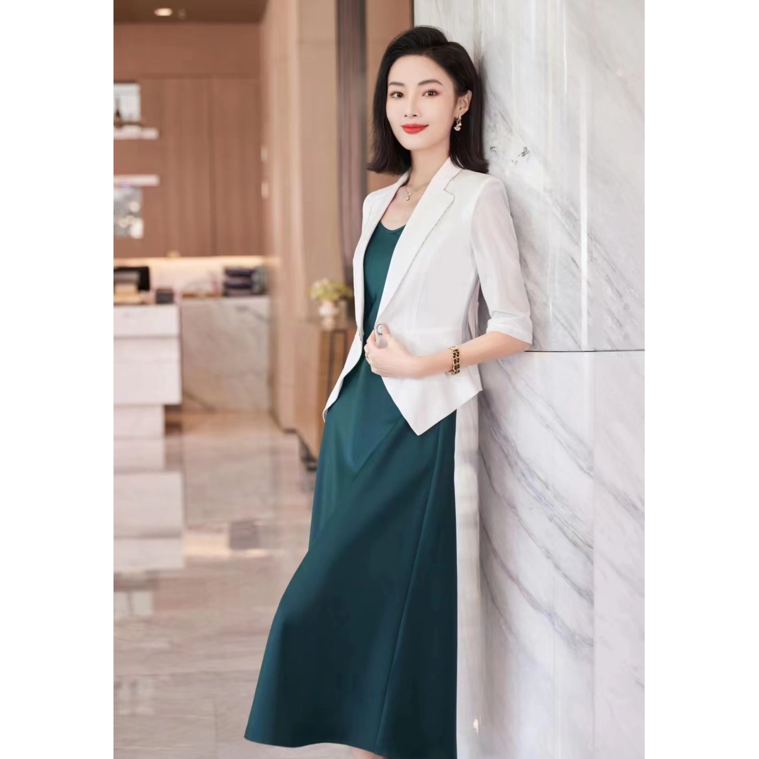 羽姐宠粉时尚连衣裙系列6：【500-599】2023年夏季女气质修身女装