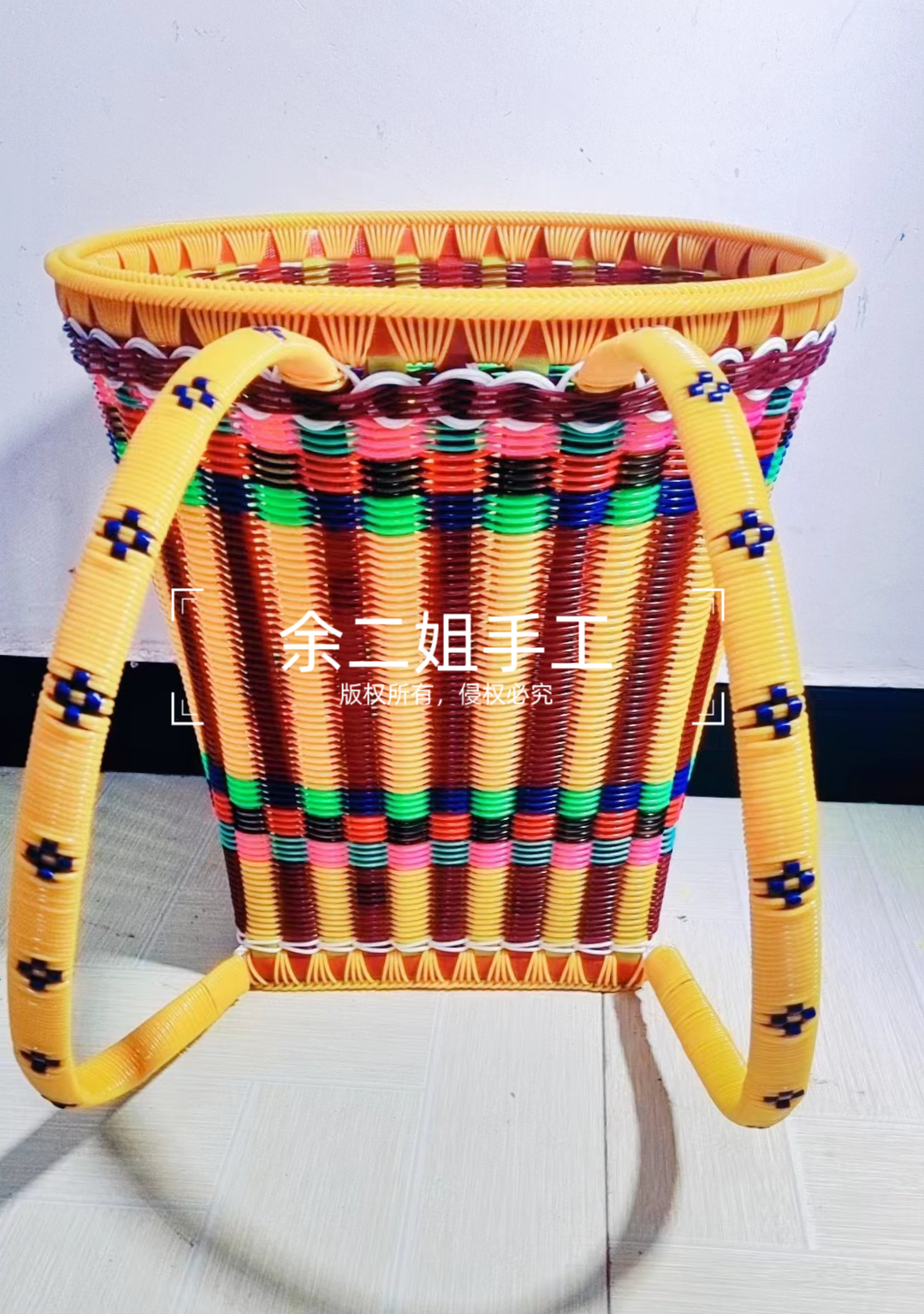 余二姐  成品 纯手工编织背篓 背筐 背箩