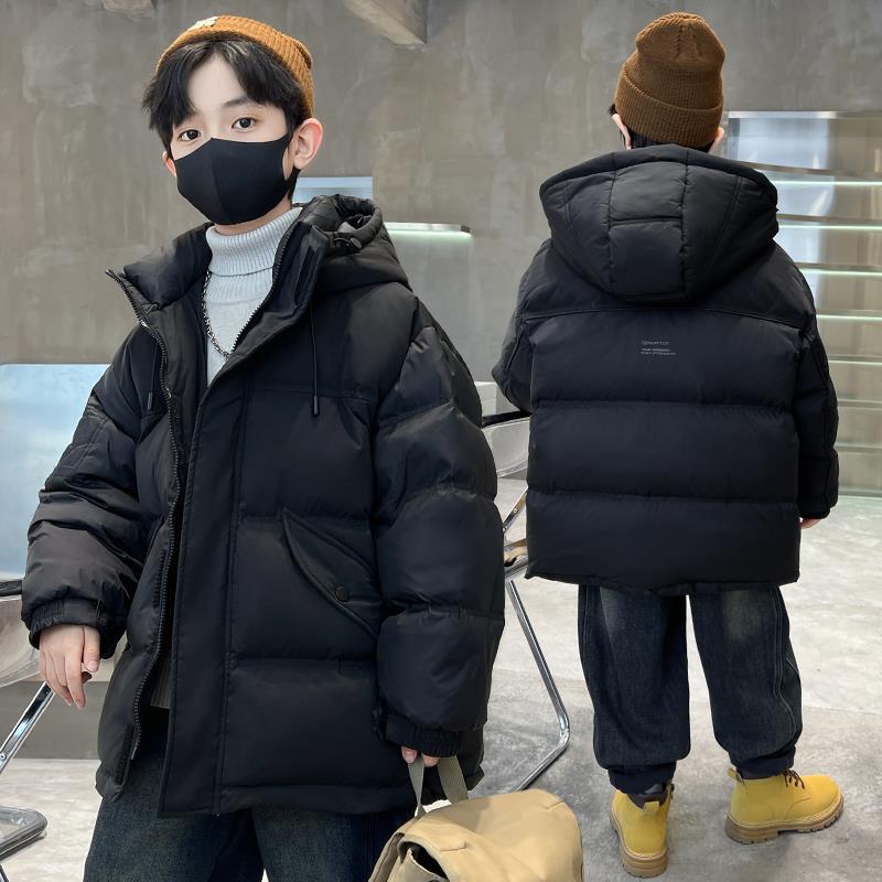 男童羽绒服冬季2025新款儿童中长款加厚秋冬款冬装大童男孩外套潮