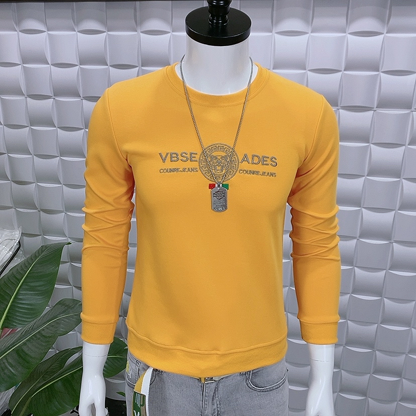 新款男装卫衣圆领A8853修身版型男风潮流百搭男士秋冬长袖卫衣