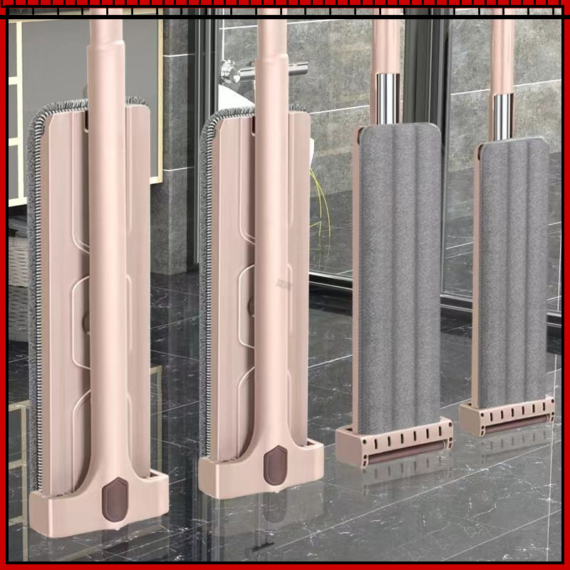 免手洗拖把懒人拖地神器家用加大平板拖布干湿两用吸水墩布一拖净