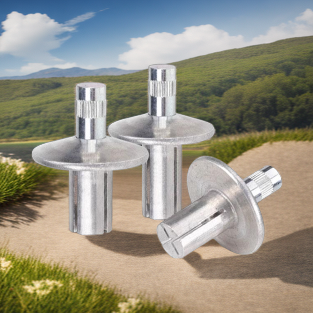 敲击式实用铝铆钉膨胀螺丝钉不锈钢芯击打铆钉膨胀卡扣子母铆钉