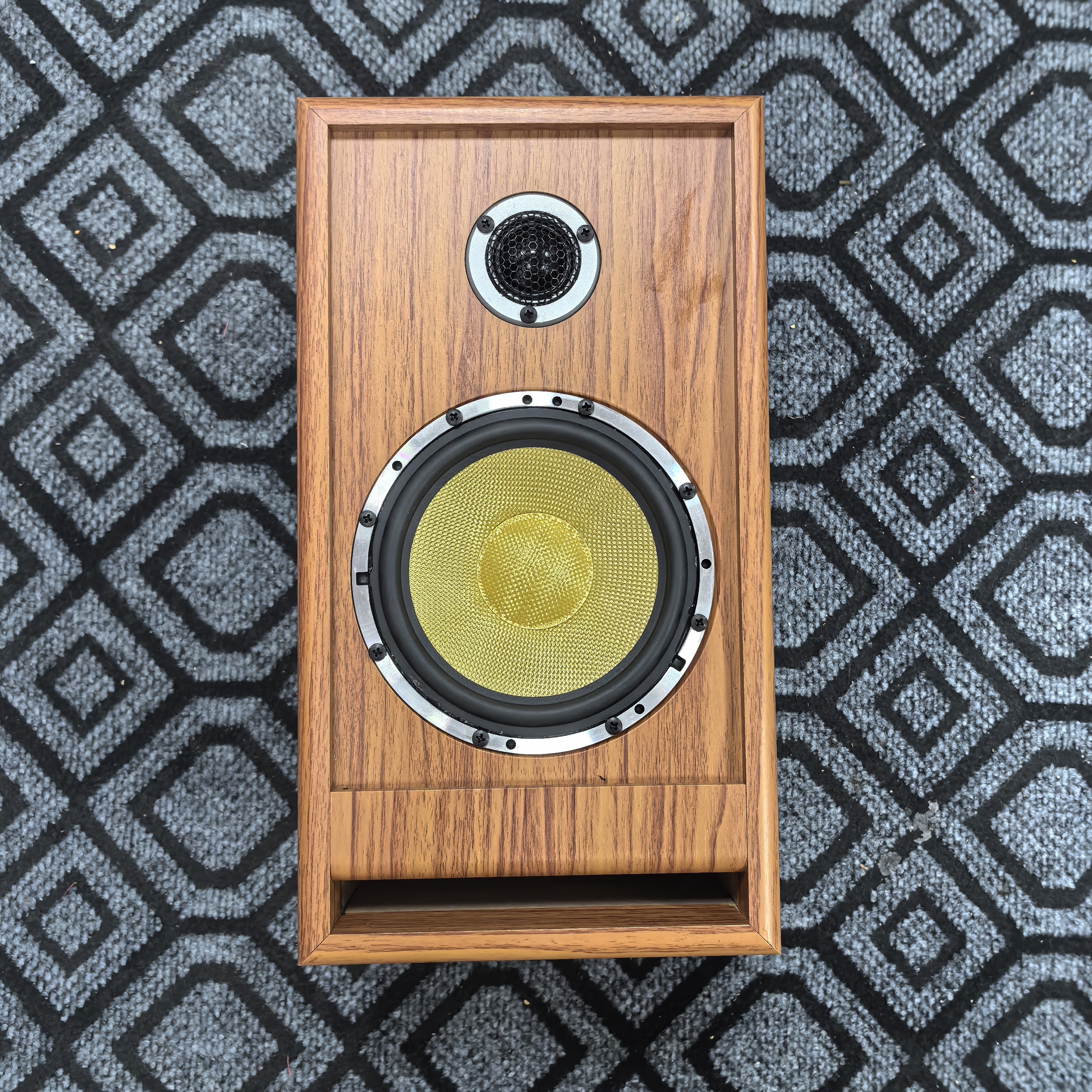 6.5寸发烧级家用二分频无源书架音箱试音箱玻纤盆音响低音