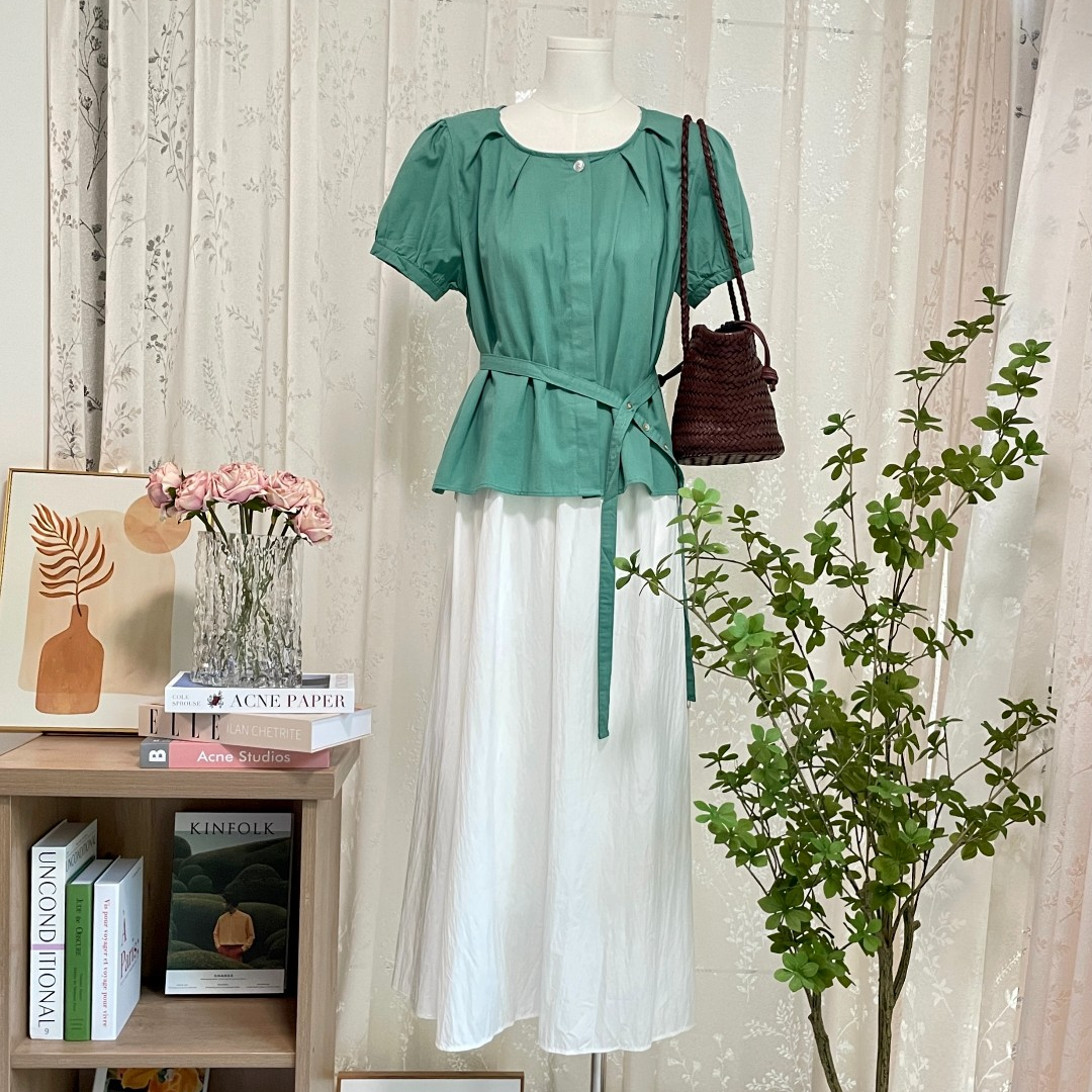 （39.9-69.9）韩系简约休闲气质显瘦女装时尚夏季法式