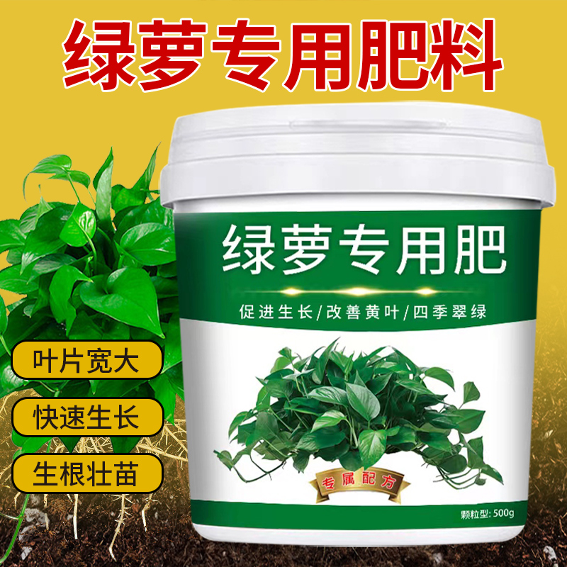 【绿萝专用肥料】预防黄叶促长藤家用缓释肥水培水养通用型有机肥
