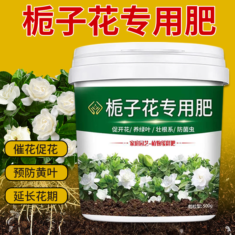 【栀子花专用肥】防黄叶促开花装根系防菌虫调酸性土壤颗粒缓释肥
