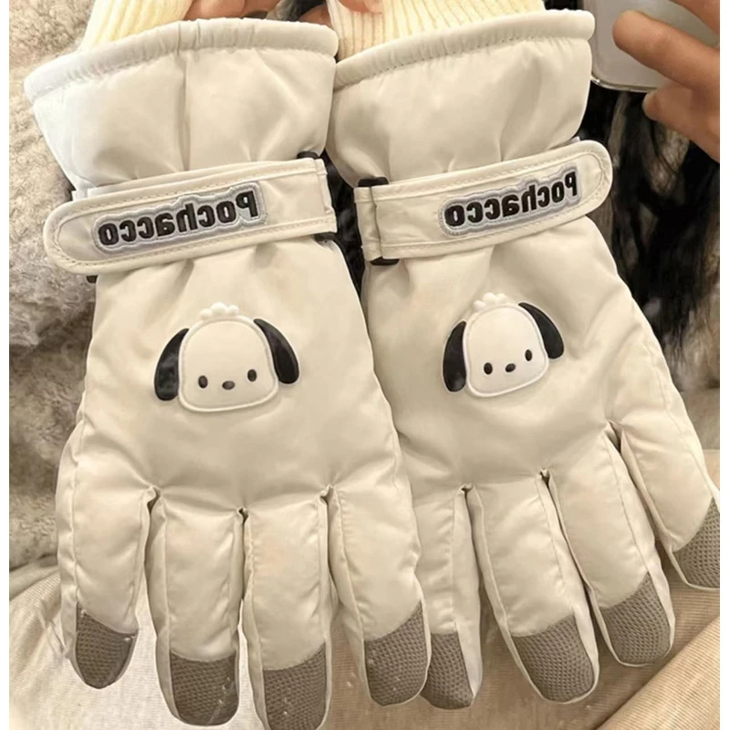 【高灵敏触屏】触屏帕恰狗滑雪手套男女冬季防风防水骑行保暖神器加