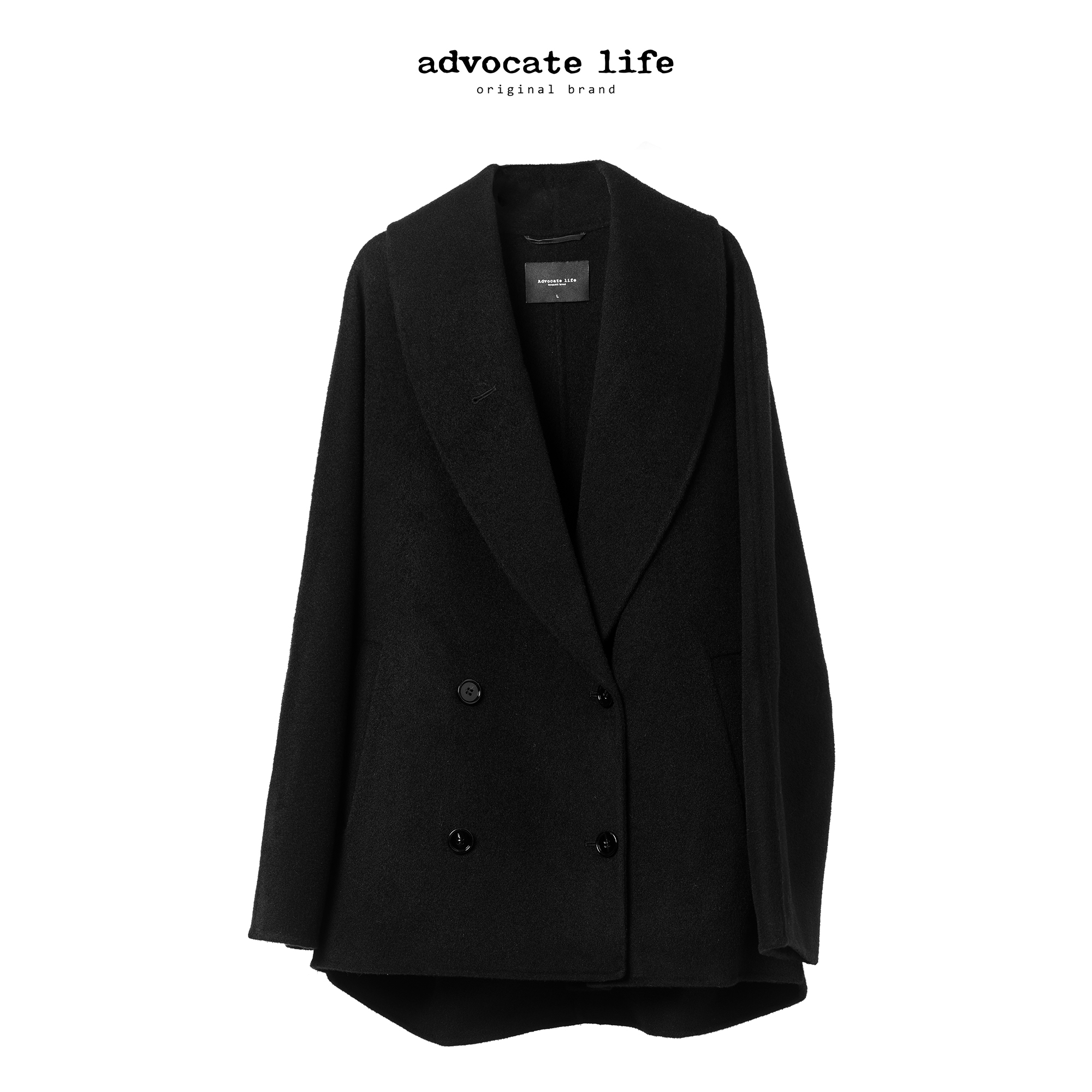 Advocatelife2025新品秋冬外套女休闲百搭毛呢西装外套HQ372390