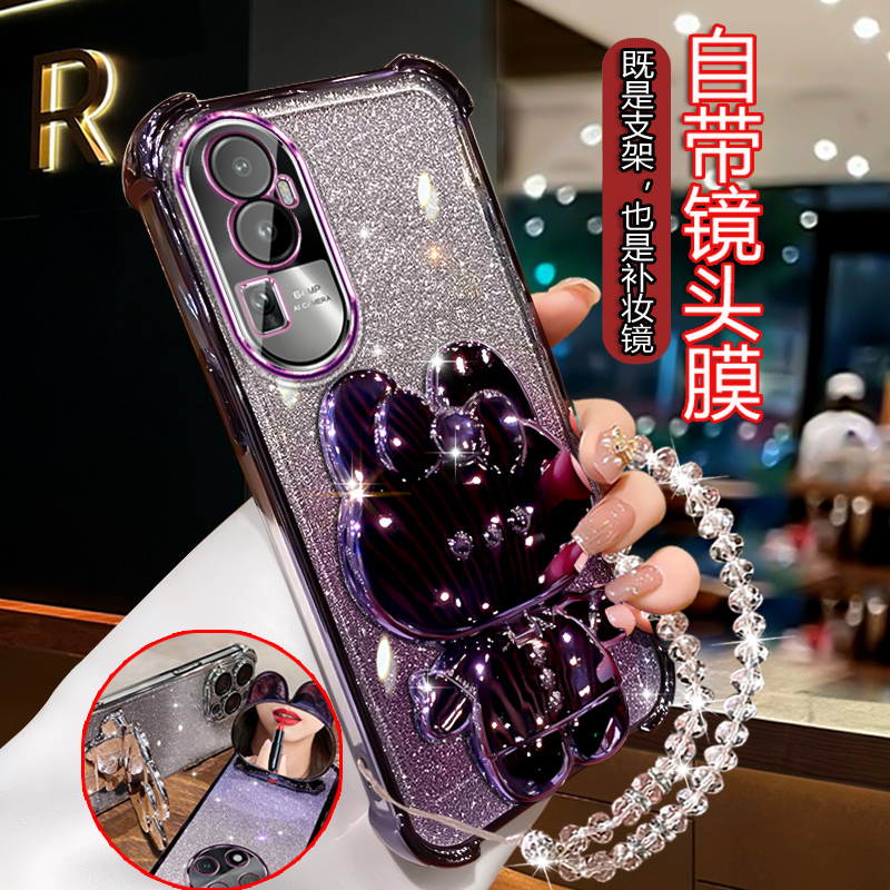 适用opporeno10手机壳5G新款OPPReno10Pro女PHW110网红可爱潮外壳