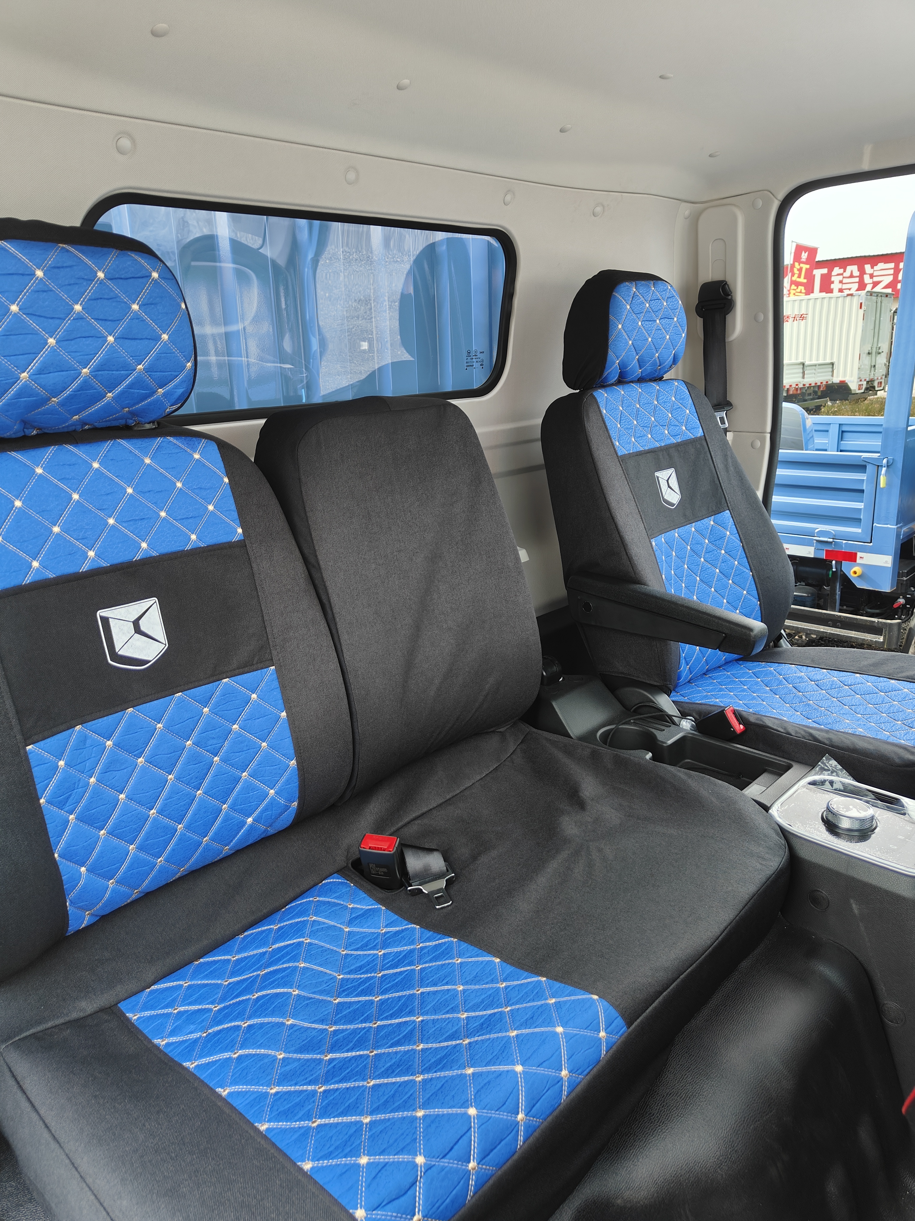 潍柴蓝擎悦汽车座套 新能源货车4.2米座套全包布艺专车专用座套