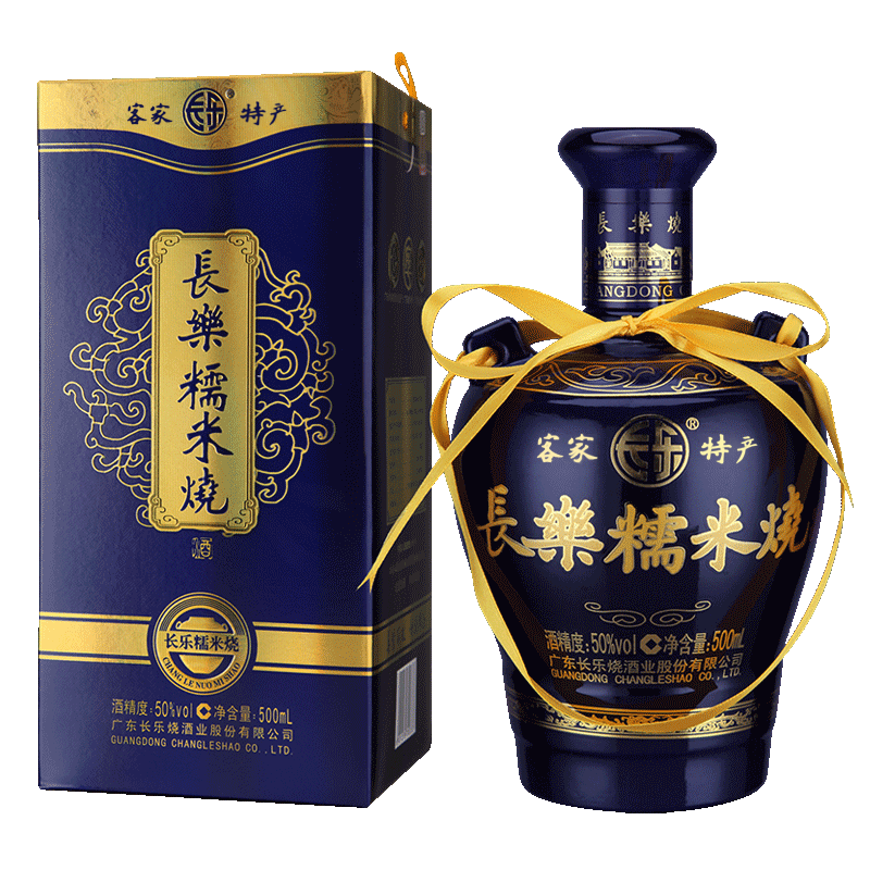 長樂燒【大前进贸易】粮食糯米烧 米香型白酒 粮食酒50度500mL