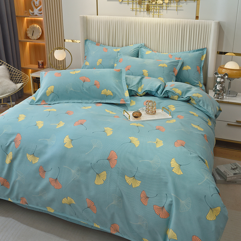 好梦安加厚四件套细纱磨毛学生宿舍印花1.5/1.8/2M床上用品三套件