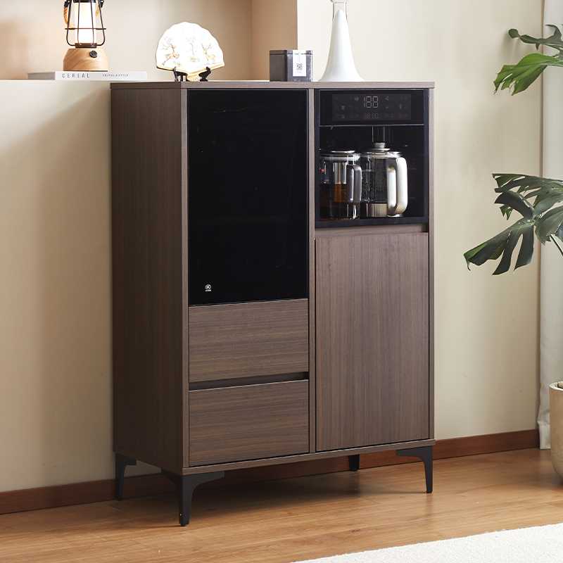 2025年新款家用中式下置茶吧机高端客厅智能全自动一体饮水机柜子