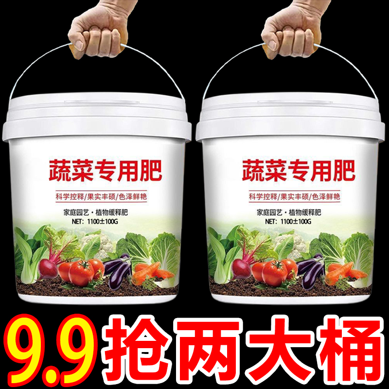 蔬菜专用肥料黄瓜西红柿韭菜白菜萝卜果蔬绿植复合化肥颗粒有机肥