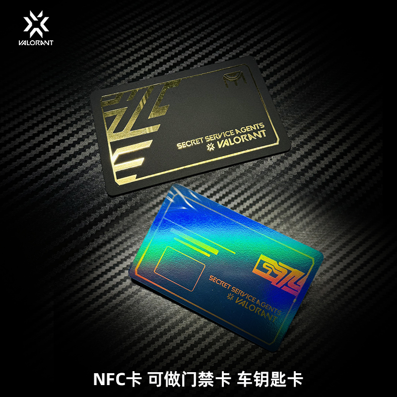 Valorant无畏契约周边瓦罗兰特NFC卡片尚博勒钱博尔钱包塑料卡cos