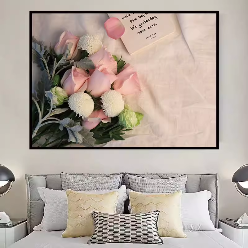 床头自粘贴墙贴卧室贴画背景墙装饰房间壁纸防水客厅宿舍墙纸贴纸