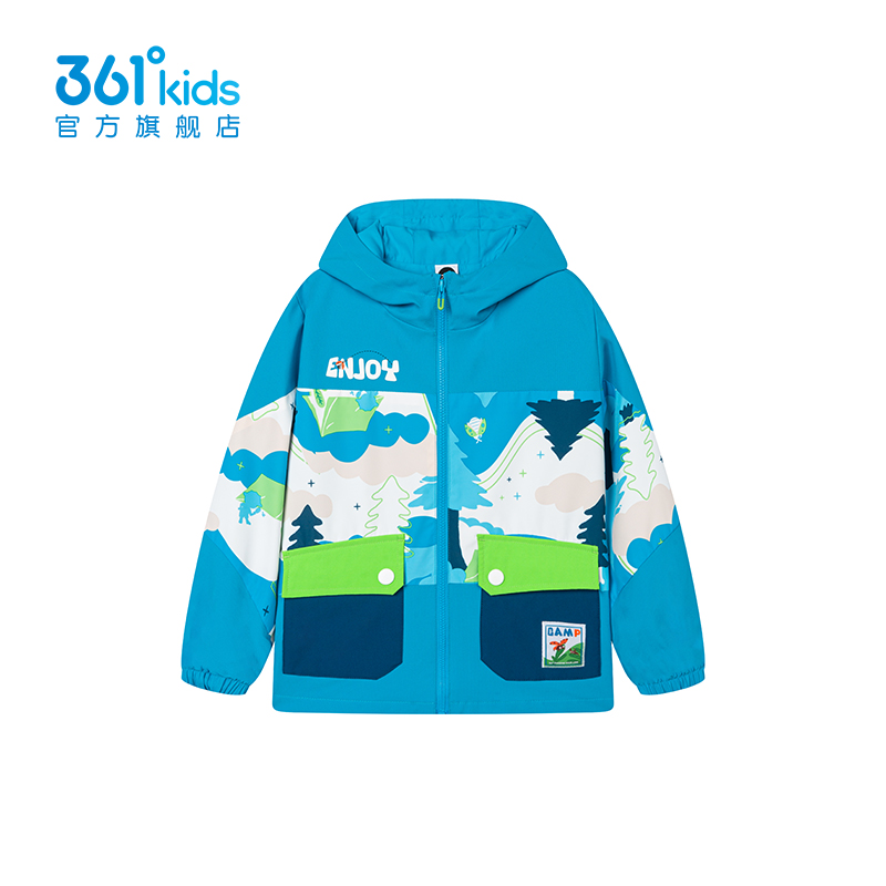 361°kids儿童春季新款休闲儿童男梭织防风百搭薄款外套K52414609