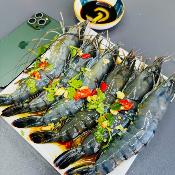 (小由生鲜)生呛大虎虾虎节虾夹馅虎虾顺丰包邮元旦送礼新年佳节