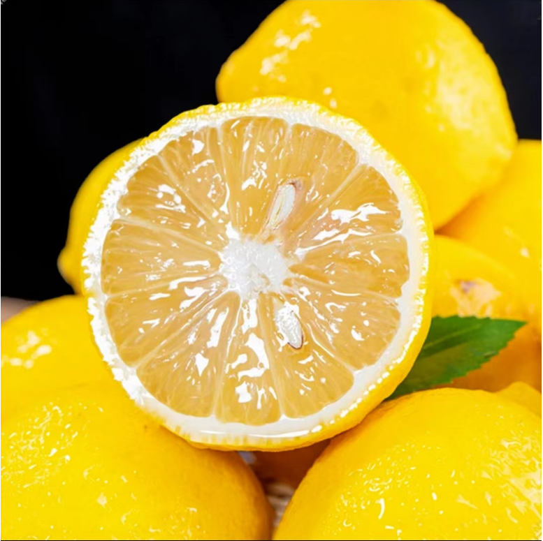 四川安岳黄柠檬鲜果8个装单果40-80g新鲜皮薄酸甜可口