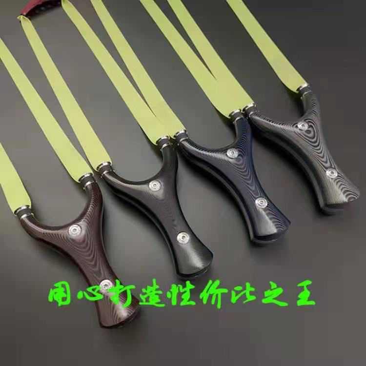 米卡塔活头飞虎弹弓钛合金撑头瞄点清晰户外精准威力大手感舒适