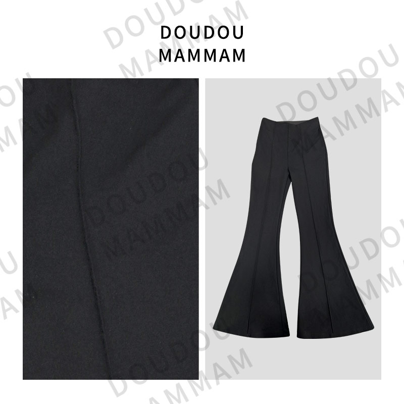 【美女专属】「超模裤」秋冬高腰显瘦时尚休闲修身微弹微喇叭裤